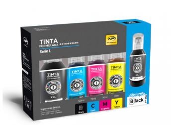 Tinta Formulada Antiderrame #504 – #544 Black 140ML