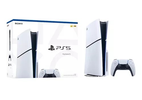 Consola Sony Playstation 5 Slim Version Lector Disco  Ps5 1TB SSD Blanco